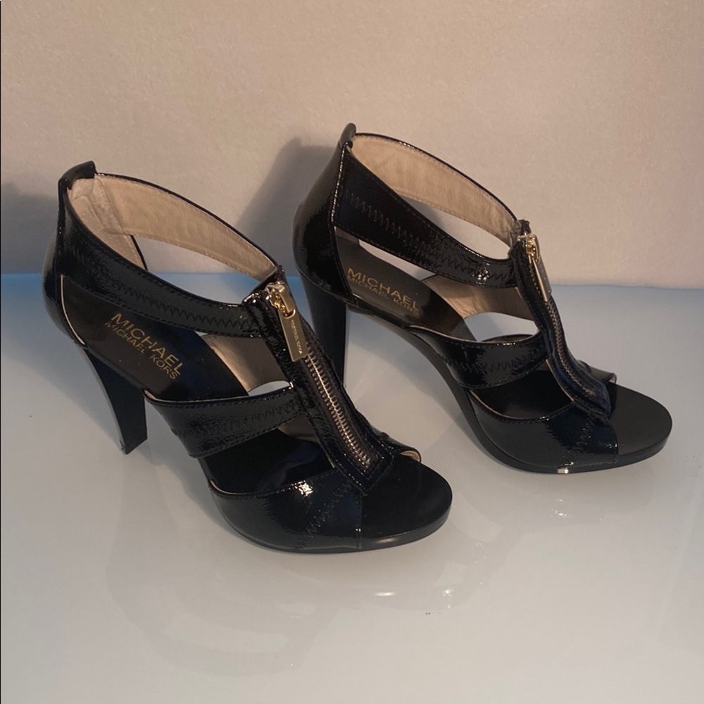 Michael Kors Black High Heel Sandals